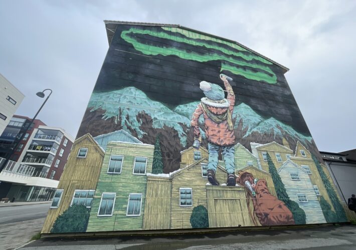 The search for street art in Bodø